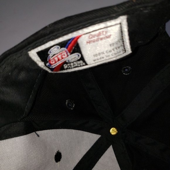 Black Baseball Hat "Penguins" Colorful Graphic Cotton Adult Adjustable One Size - Picture 3 of 5